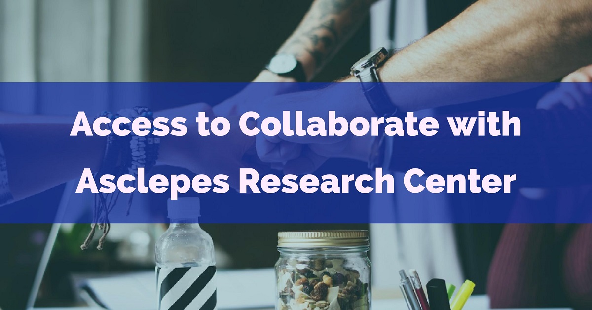 Announces Collaboration with ASCLEPES Research Centers