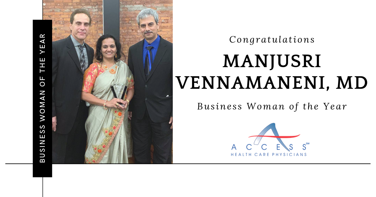 Manjusri Vennamaneni, MD, Receives Businesswoman of the Year