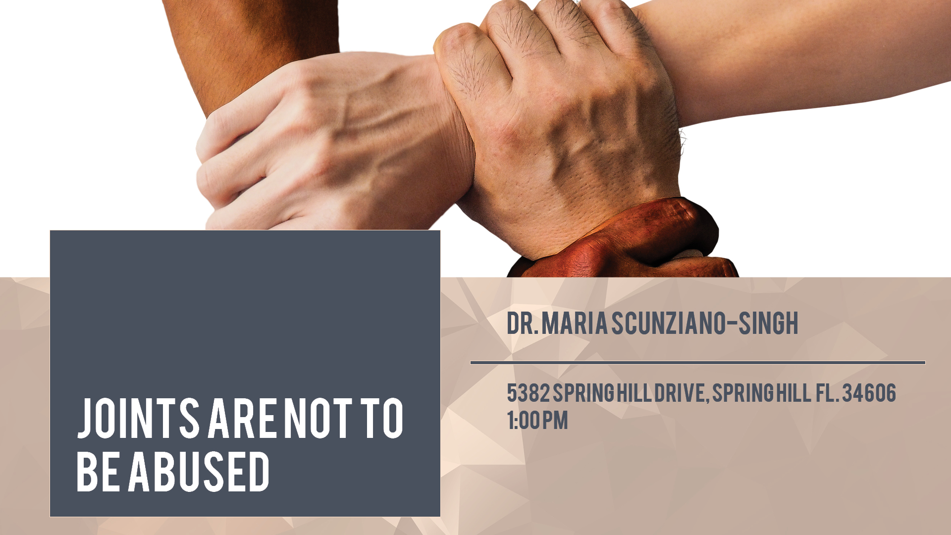 Access Health Care Physicians, LLC Announces Lecture: 