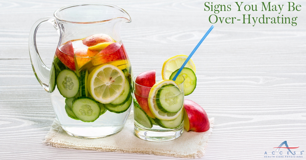 5 Symptoms That May Indicate Over Hydration 